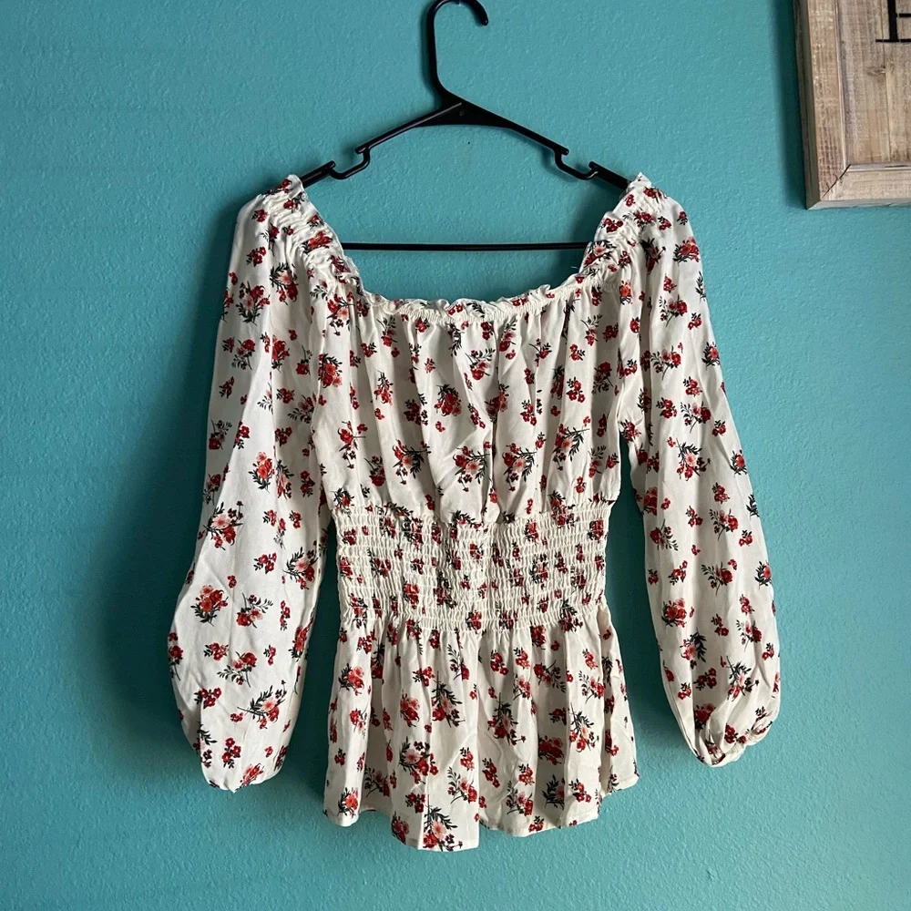 Floral top Roses XS - Picture 3 of 3